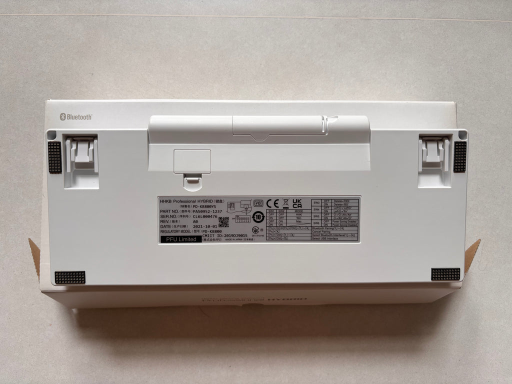 HHKB Hybrid Type-S Snow 25 Anniversary