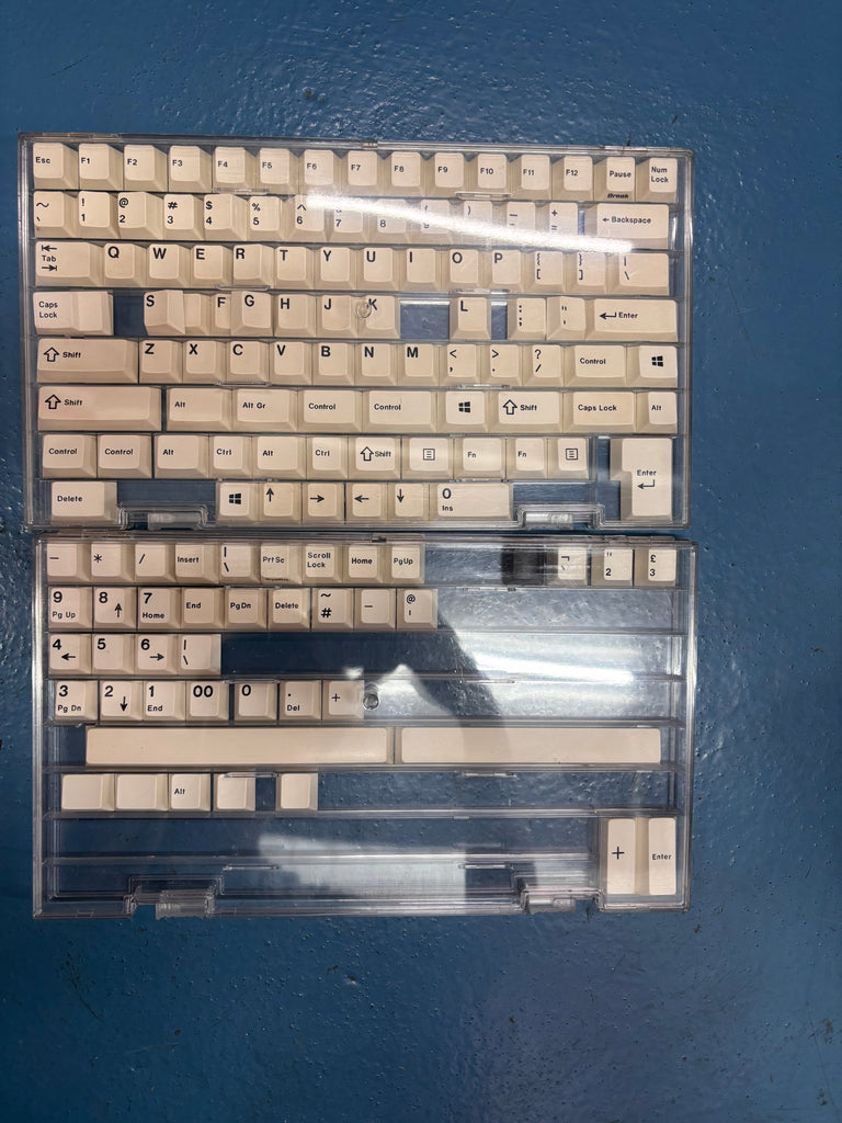 GMK Sets (hiragana, zhuyin, black on white)